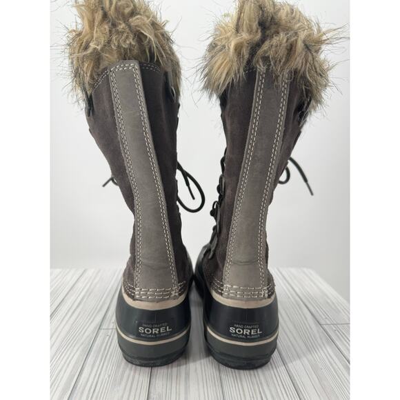 Sorel Joan of Arctic Women's 6.5Gray Leather Waterproof Insulated Winter Boot - Picture 8 of 10